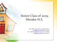 Senior Class of 2009 Shroder H.S.