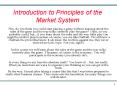 Introduction to Principles of the Market System