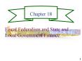 Fiscal Federalism and State and Local Government Finance