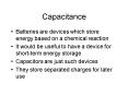 Capacitance