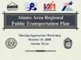 Alamo Area Regional Public Transportation Plan