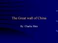 The Great wall of China