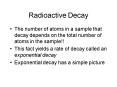 Radioactive Decay