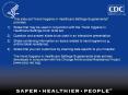 Hand Hygiene in Healthcare Settings Supplemental