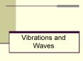 Vibrations and Waves