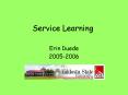 Service Learning