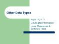 Other Data Types