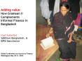 Adding value: How Grameen II Complements Informal Finance in Bangladesh