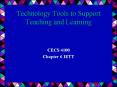 Technology Tools to Support Teaching and Learning
