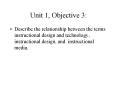 Unit 1, Objective 3:
