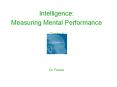 Intelligence: