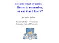 Ab Initio Direct Chemical Dynamics