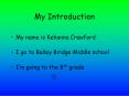 My Introduction