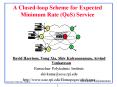 A Closedloop Scheme for Expected Minimum Rate QoS Service