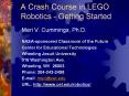 A Crash Course in LEGO Robotics Getting Started