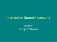 Interactive Spanish Lessons