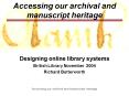 Designing online library systems