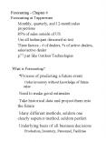 Forecasting Chapter 4