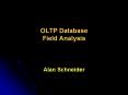OLTP Database Field Analysis