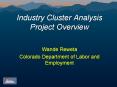 Industry Cluster Analysis Project Overview