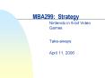 MBA299: Strategy