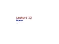 Lecture 13 Bones