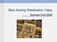 Blue Awning Shadowbox Class