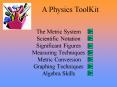 The Metric System Scientific Notation Significant Figures Measuring Techniques Metric Conversion Gra
