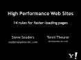 High Performance Web Sites 14 rules for fasterloading pages