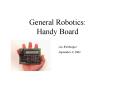 General Robotics: Handy Board