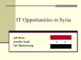IT Opportunities in Syria