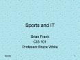 Sports and IT