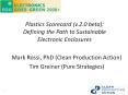 Plastics Scorecard (v.2.0 beta): Defining the Path to Sustainable Electronic Enclosures