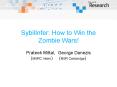 SybilInfer: How to Win the Zombie Wars