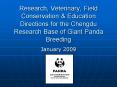 Research, Veterinary, Field Conservation