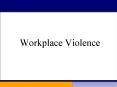 Workplace Violence