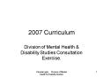 2007 Curriculum