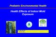 Pediatric Environmental Health