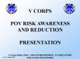 V CORPS