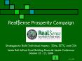 Real$ense Prosperity Campaign