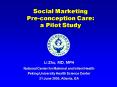 Social Marketing Preconception Care: a Pilot Study