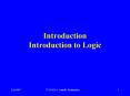 Introduction Introduction to Logic