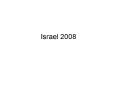 Israel 2008