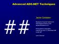 Advanced ADO.NET Techniques