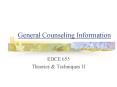 General Counseling Information