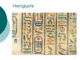 Hieroglyphs