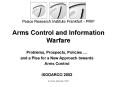 Arms Control and Information Warfare