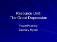 Resource Unit: The Great Depression