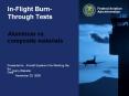 InFlight BurnThrough Tests