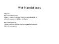 Web Material Index